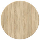 Bordplade Ø 40 x 1,5 cm Rund Konstrueret træ Sonoma-eg