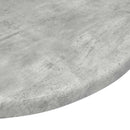 Bordplade Betongrå Ø 40 x 1,5 cm Konstrueret træ