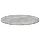 Bordplade Betongrå Ø 40 x 1,5 cm Konstrueret træ