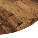 Bordplade Gammelt træ Ø 40 x 1,5 cm Konstrueret træ