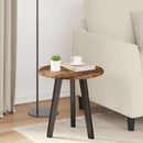 Bordplade Gammelt træ Ø 40 x 1,5 cm Konstrueret træ