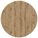 Bordplade Ø 40 x 1,5 cm Rund Konstrueret træ artisan eg