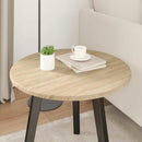 Bordplade Sonoma-eg Ø 50 x 1,5 cm Konstrueret træ