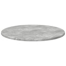 Bordplade Betongrå Ø 50 x 1,5 cm Konstrueret træ