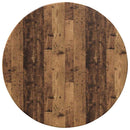 Bordplade Gammelt træ Ø 50 x 1,5 cm Konstrueret træ