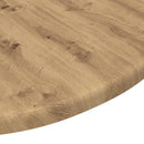 Bordplade Ø 50 x 1,5 cm Rund Konstrueret træ artisan eg
