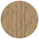 Bordplade Ø 50 x 1,5 cm Rund Konstrueret træ Artisan-eg