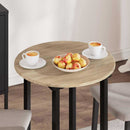 Bordplade Sonoma-eg Ø 60 x 1,5 cm Konstrueret træ