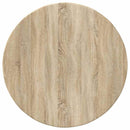 Bordplade Ø 60 x 1,5 cm Rund Konstrueret træ Sonoma-eg