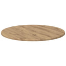Bordplade Ø 60 x 1,5 cm Rund Konstrueret træ artisan eg