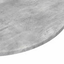 Bordplade Ø 70 x 1,5 cm Rund Konstrueret træ Betongrå