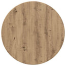 Bordplade Ø 70 x 1,5 cm Rund Konstrueret træ artisan eg