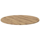 Bordplade Ø 70 x 1,5 cm Rund Konstrueret træ Artisan-eg