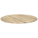 Bordplade Ø 80 x 1,5 cm Rund Konstrueret træ Sonoma-eg