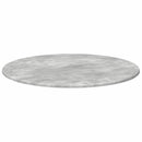 Bordplade Ø 80 x 1,5 cm Rund Konstrueret træ Betongrå