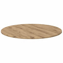 Bordplade Ø 80 x 1,5 cm Rund Konstrueret træ artisan eg