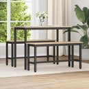 Spisebænk Sonoma eg 100 x 32,5 x 48,5 cm Ingeniørtræ og stål