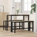 Spisebænk Sonoma eg 100 x 32,5 x 48,5 cm Ingeniørtræ og stål