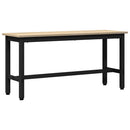 Spisebænk Sonoma eg 100 x 32,5 x 48,5 cm Ingeniørtræ og stål