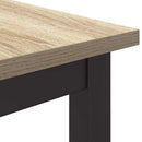 bord Sonoma eg 80 x 50 x 76,5 cm Ingeniørtræ og stål