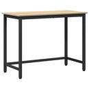 bord Sonoma eg 80 x 50 x 76,5 cm Ingeniørtræ og stål