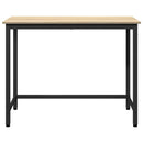 bord Sonoma eg 80 x 50 x 76,5 cm Ingeniørtræ og stål
