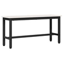 Spisebænk 2 pcs Hvid 100 x 32,5 x 49 cm Massivt fyrretræ