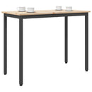 bord Naturfarvet 100 x 50 x 77 cm Ingeniørtræ og stål