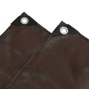 Tarpaulin 650g / m² Brun 1 x 2,5 m Lærred med PVC-belægning
