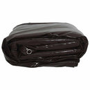 Tarpaulin 650g / m² Brun 1 x 2,5 m Lærred med PVC-belægning