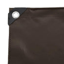 Tarpaulin 650g / m² Brun 5 x 7 m Lærred med PVC-belægning