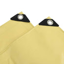 Tarpaulin 650g / m² Beige 1 x 2,5 m Lærred med PVC-belægning