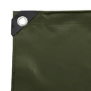 Tarpaulin 650g / m² Oliven grøn 6 x 8 m Lærred med PVC-belægning