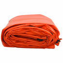 Tarpaulin 650g / m² Orange 4 x 4 m Lærred med PVC-belægning
