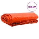 Tarpaulin 650g / m² Orange 1 x 2,5 m Lærred med PVC-belægning