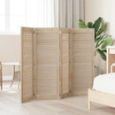 Skabsdør 4 pcs Naturfarvet 110 x 2,1 x 39,5 cm Massiv fyrretræ
