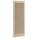 Skabsdør 4 pcs Naturfarvet 110 x 2,1 x 39,5 cm Massiv fyrretræ