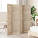 Skabsdør med dør 4 pcs Naturfarvet 140,5 x 2,1 x 39,5 cm