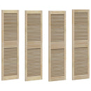 Skabsdør med dør 4 pcs Naturfarvet 140,5 x 2,1 x 39,5 cm