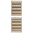 Skabsdør med dør 4 pcs Naturfarvet 49,5 x 2,1 x 140,5 cm