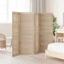 Skabsdør med dør 4 pcs Naturfarvet 49,5 x 2,1 x 140,5 cm