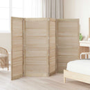 Skabsdør med dør 4 pcs Naturfarvet 140,5 x 2,1 x 59,5 cm