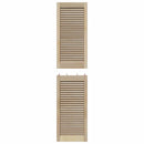 Skabsdør 4 pcs Naturfarvet 170 x 2,1 x 39,5 cm Massiv fyrretræ