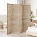 Skabsdør 4 pcs Naturfarvet 170 x 2,1 x 49,5 cm Massiv fyrretræ
