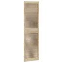 Skabsdør 4 pcs Naturfarvet 170 x 2,1 x 49,5 cm Massiv fyrretræ