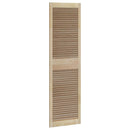 Skabsdør 4 pcs Naturfarvet 170 x 2,1 x 49,5 cm Massiv fyrretræ