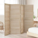 Skabsdør 4 pcs Naturfarvet 170 x 2,1 x 59,5 cm Massiv fyrretræ
