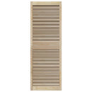 Skabsdør 4 pcs Naturfarvet 170 x 2,1 x 59,5 cm Massiv fyrretræ