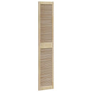 Skabsdør 4 pcs Naturfarvet 201 x 2,1 x 39,5 cm Massiv fyrretræ