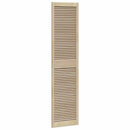Skabsdør 4 pcs Naturfarvet 201 x 2,1 x 49,5 cm Massiv fyrretræ
